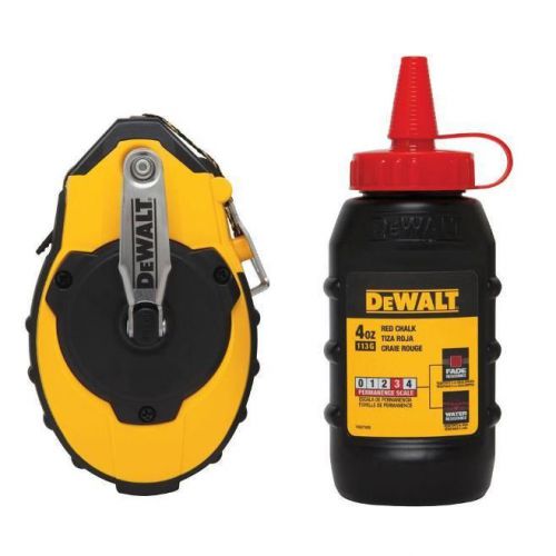 Dewalt 100 ft. chalk reel kit-red dwht47144 for sale