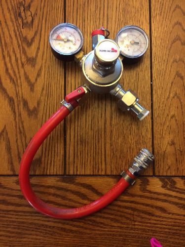 Used Micro Matic CO2 Regulator Draft Beer Keg Nut 3/4&#034;