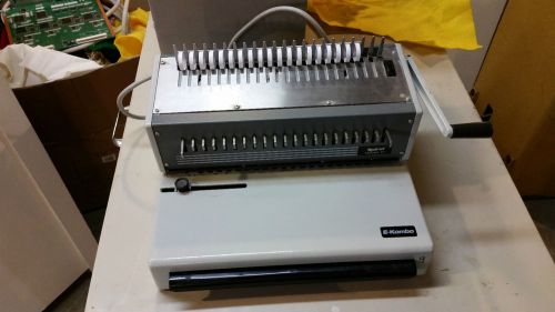 Electric Plastic Comb Binding Binder Punch CombBind E kombo W/ 500 COMBS