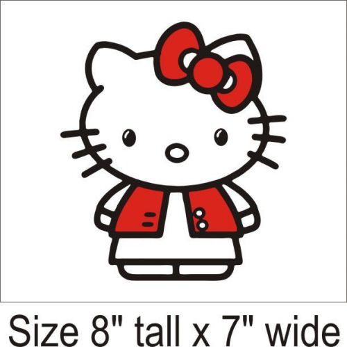 Kitty in nawab dress vinyl bedroom wall art decal sticker truck bumper fac- 1260 for sale