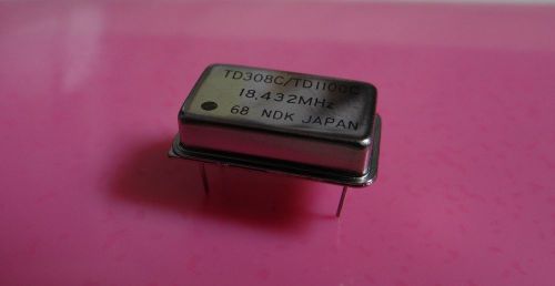 Oscillator - 18.432 mhz - 4 pin dip - 5vdc - cpu clock - uart and audio lot of 4 for sale