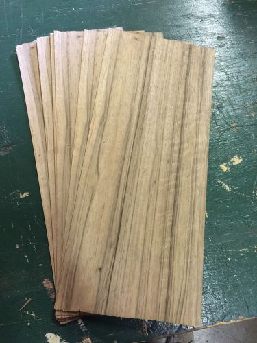 Wood veneer paldao 8x19 22 pieces total raw veneer &#034;exotic&#034; pal3 2-11-15 for sale