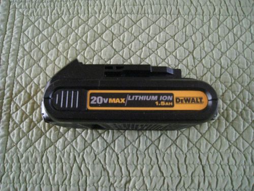 1 DEWALT 20 Volt MAX LITHIUM BATTERY DCB201 NEW