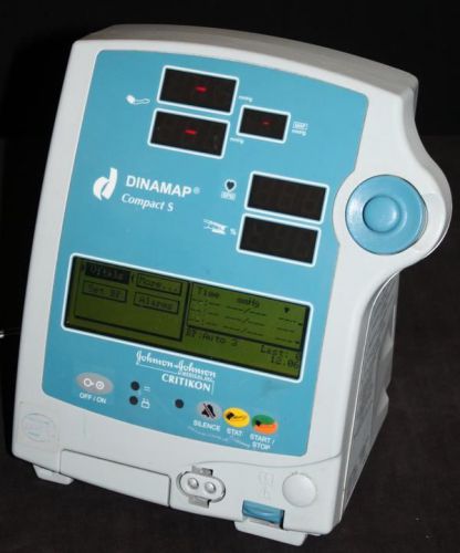 Critikon dinamap compact s patient  monitor 117213 spo2 nr free shipping! for sale