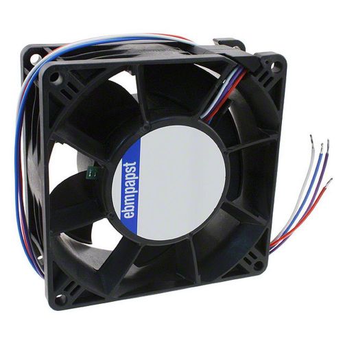 EBMPAPST 3412 Axial Fan, 92MM SQ, 12VDC, 36 CFM, New! QTY 2