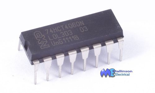 74HCT4060N 14-stage binary ripple counter with oscillator IC DIP16 4060