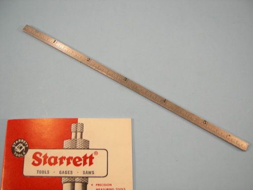 Starrett No.No.610N -  6&#034; Narrow Tempered Bright Steel Rule Machinist ToolMaker