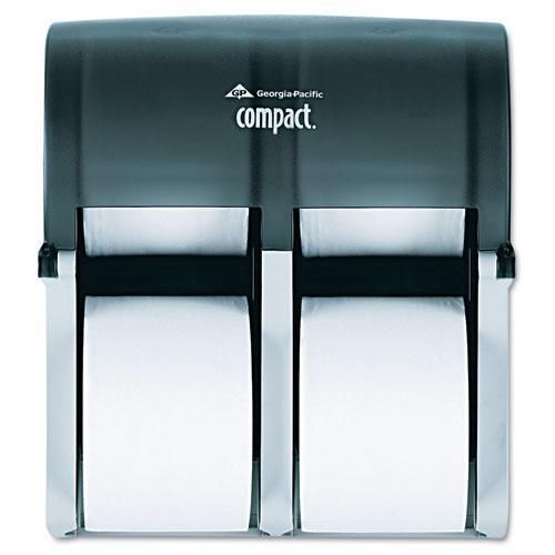 NEW GEORGIA PACIFIC 56744 Compact Four Roll Coreless Tissue Dispenser, 11 3/4 x