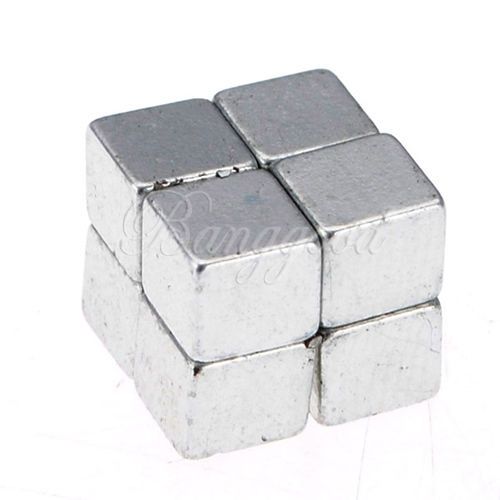 64pcs 5/32&#034; x 5/32&#034;x 5/32&#034; Block 4x4x4mm Neodymium Fridge Craft N35 Magnets new