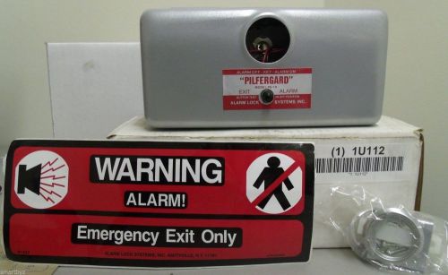 NEW NIB PILFERGARD EXIT DOOR ALARM MODEL PG-10 SIREN, lock is included