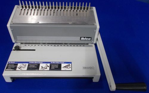 IBICO IBIMATIC BINDING MACHINE GRAY TESTED WORKING