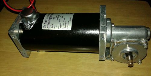 RAE CORPORATION 3130264 DRIVE MOTOR/GEAR BOX 90VDC 200 RPM .98Amps