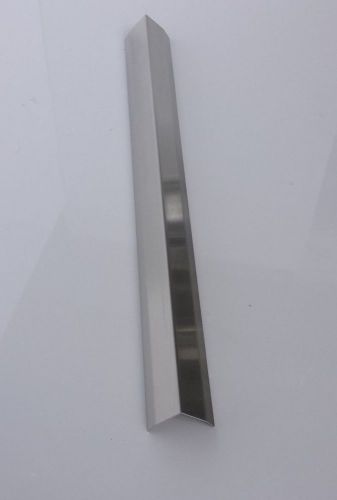 16 gauge stainless steel corner guard angle 1&#034;x1&#034;x36&#034; w\kick for sale