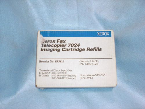 Xerox Fax Telecopier 7024 Imaging Cartridge Refill Reorder No. 8R3816