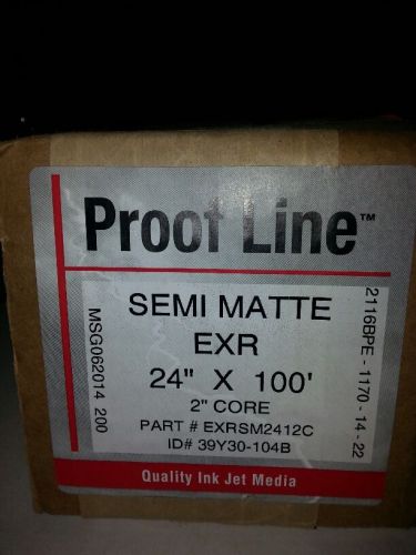 Mid States ProofLine Semi Matt Production Paper 24&#034; by 100&#039;  7 mil white