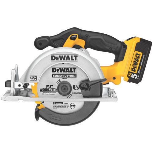 Dewalt DCS391P1 20V MAX* Cordless Lithium-Ion 6 1/2&#034; Circular Saw Kit