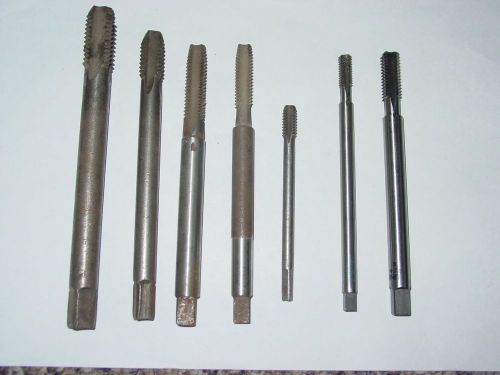 Long shank taps lot (7 taps) for sale