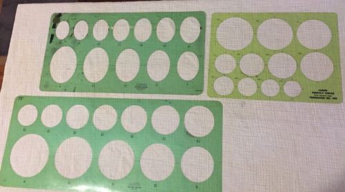 Vintage ELLIPSE GUIDE &amp; TIMESAVOR PERFECT CIRCLE Patterns / Stencils