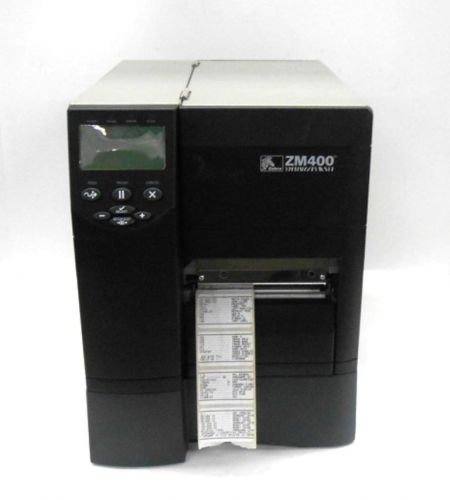 ZEBRA THERMAL TRANSFER BARCODE LABEL PRINTER ZM400-2001-0000T