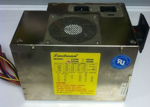 LEADMAN Power Supply 200W 110/220V-AC 5/12V-DC 200W 20A