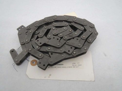 New tsubaki rf2040 single strand 1 in 54 in roller chain b366770 for sale