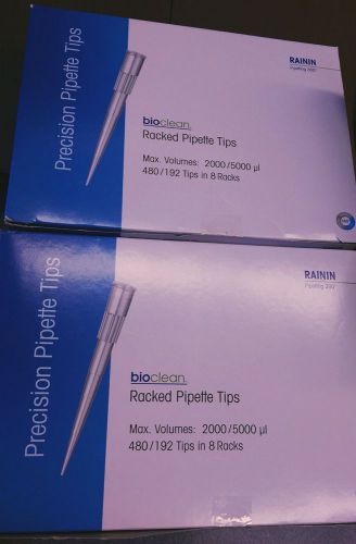 16 racks! Rainin LTS Precision Pipette Tips 2000 uL, RT-L2000F Sterile Filtered