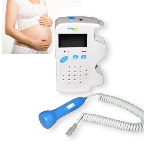 Fetal Doppler 3MHz Color LCD Back Light &amp; Heart Beat Waveform RFD-A1