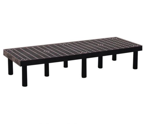 STRUCTURAL PLASTICS D6624 Dunnage Rack, 1000 lb., HDPE, 66&#034; W x 24&#034; D