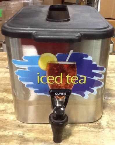 WILBUR CURTIS LOW PROFILE TEA DISPENSER TCO308 3 GALLONS