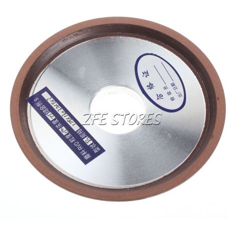 125mmx5mmx3mm side tapered type resin bond diamond grinding wheel 150 grit for sale