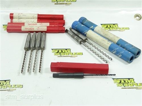 LOT OF 7 HSS 1MT TWIST DRILLS 1/8&#034; TO NO.7 UNIONBUTTERFIELD CLEVELAND TRW