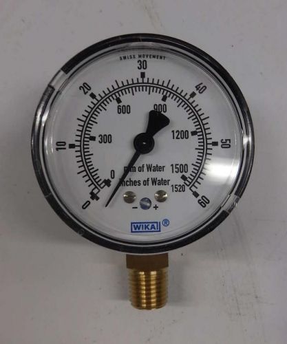 Lot of 4 Wika Low Pressure Process Gauge 9851704