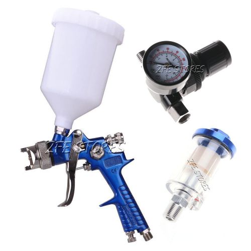 Mini HVLP Air Spray Gun With 0.8MM hvlp spray gun+Regulator+ Water/Oil Separator