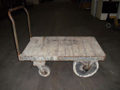 wooden cart