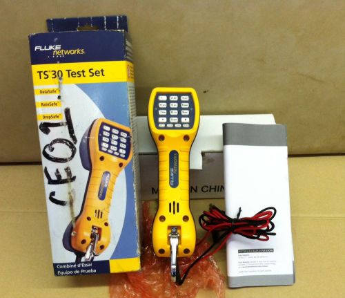 *NEW* FLUKE Networks TS 30 Telephone Test Set TS30