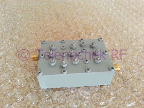 RF microwave band pass filter 3649 MHz CF/  133 MHz BW/ power  25 Watt / data