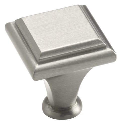 Amerock Square Manor BP26131-G10 Satin Nickel Cabinet Knob