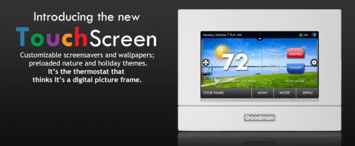 Goodman TSTATG4271GT High Definition Touchscreen Thermostat