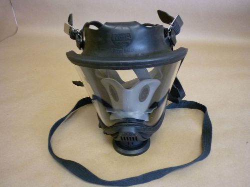 Msa ultra elite firehawk facepiece scba air mask respirator medium for sale