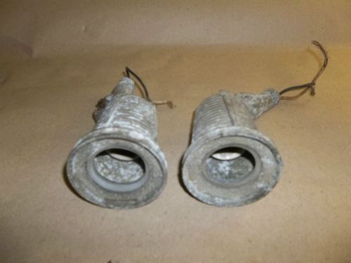 Vintage steampunk cast aluminum light keene stonco lot of 4 for sale