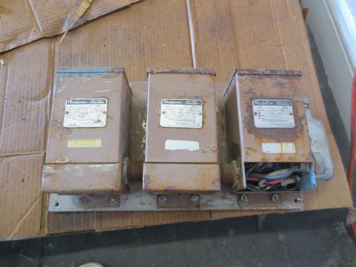 SET OF 3 JEFFERSON ELECTRIC POWERFORMER TRANSFORMER 216-1231 CNC