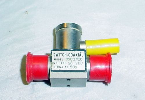 NOS Quantatron Teledyne Coaxial Switch 28VDC