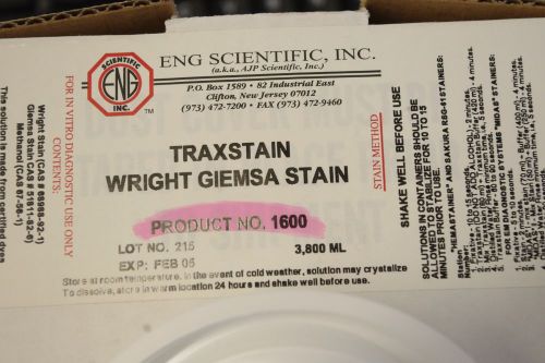 Eng scientific traxstain buffer 6.75 3.800l unopened for sale