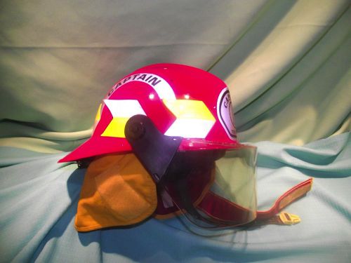 Safeco Firefighter Helmet Size 6 captain firemens fire man mans men mens fireman