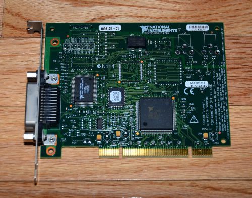 National Instruments PCI-GPIB Interface Card 183617K-01