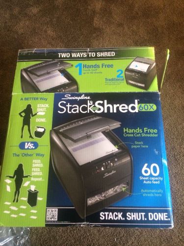 SWINGLINE Stack &amp; Shred Model 60X SHREDDER