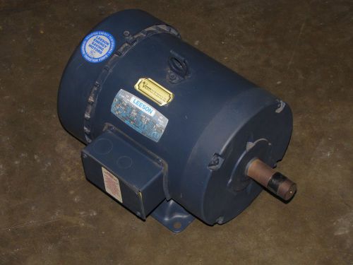 LEESON 130027.00 C184T17FB1E 5HP 5 HP 208-230/460V 1740 RPM ELECTRIC MOTOR NEW