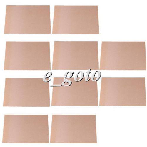 10pcs One-Side Copper Clad 50x70x1.5mm Single PCB Board Glass Fiber for Arduino