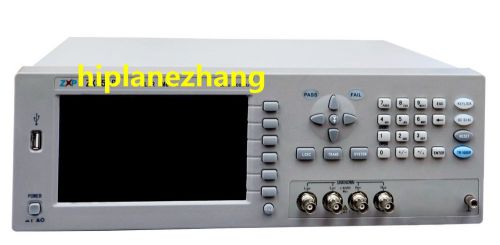 Hi-accuracy 0.05% LCR Meter 20Hz-500KHz 1mHz DC Bias Source TFTLCD RS232 USB LAN