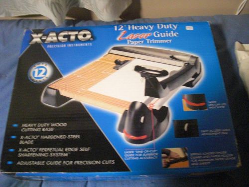 Look**x~acto 12&#034; laser guide paper trimmer**look**nib for sale